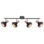 ADDY SPOT 4XE14 CRNA CRNA/DRVO