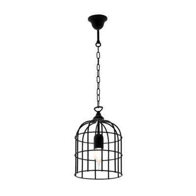 CAGE VISILICA 1xE27 CRNA