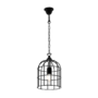 CAGE VISILICA 1xE27 CRNA