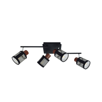 DELIA SPOT 4XE27 CRNA