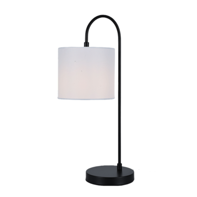 NADINE STOLNA LAMPA 1xE27 CRNA