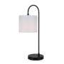 NADINE STOLNA LAMPA 1xE27 CRNA