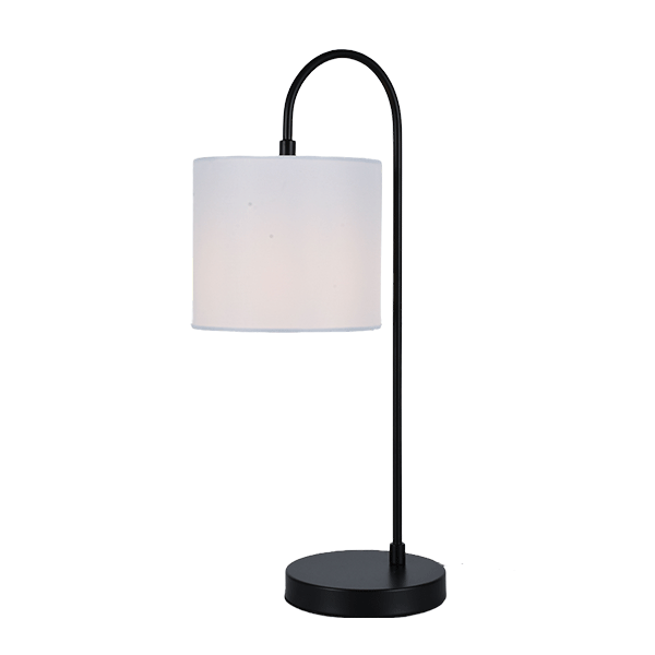 NADINE STOLNA LAMPA 1xE27 CRNA