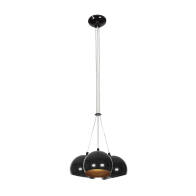 PEARL VISILICA 3XE27 CRN/ZLATO