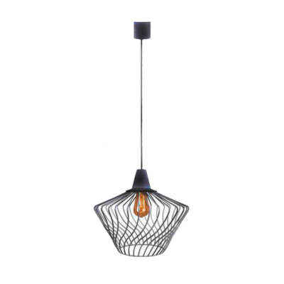 SALVA VISILICA 1xE27 CRNA