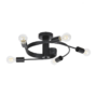 TWIST LUSTER 5XE27 CRNA