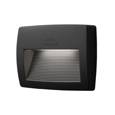 LORENZA 190 LED ZIDNA SVJETILJKA 7.5W CCT 4000K IP55 CRNA