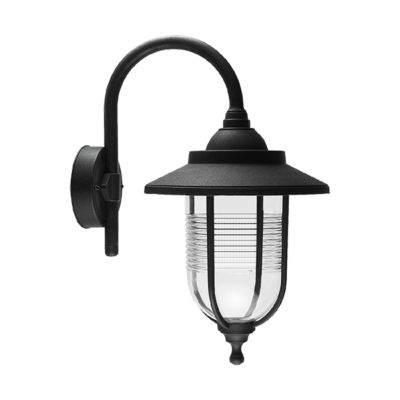 JEREMY LANTERN DOLJE 1XE27 CRNA IP44