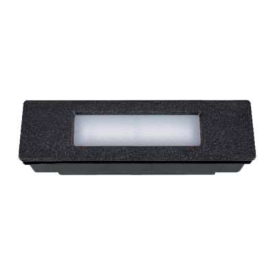NINA LED VGRADNA STENSKA SVETILKA 7.5W CCT IP55 CRNA