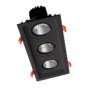 TROSTRUKA LED POMIČNA USMJERENA SVJETILJKA 3X30W 230V 3000K CRNA