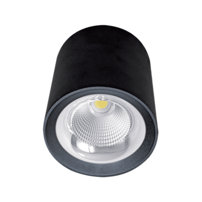 FLCOM LED NADGRADNA SVIJETILJKA 10W 230V 4000K 60° CRNA
