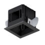 MODENA 1 MODULE RECESSED BOX WITH FRAME BLACK