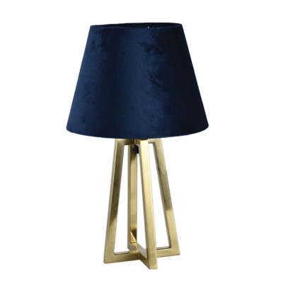 SIENA STOLNA LAMPA 1XE27 BRONCA/PLAVA