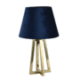 SIENA STOLNA LAMPA 1XE27 BRONCA/PLAVA