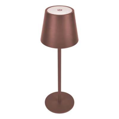 ZARA DIMMABLE TABLE LAMP 3W WITH BATT. IP44,COPPER
