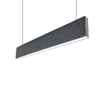 AKUSTIČNI VISEĆI LED PROFIL S36 50W 4000K SIVI