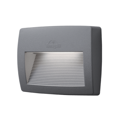 LORENZA 190 LED ZIDNA SVJETILJKA 7.5W CCT 4000K IP55 SIVA