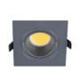 LED PLASTIČNA KVADRATNA SPOTLAMPA COB 7W 2700-3000K GRAFIT