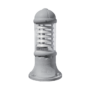 SAURO VRTNA SVJETILJKA E27 H500 IP55 SIVA