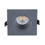 LED PLASTIČNA KVADRATNA SPOTLAMPA PAR 16 COB 7W 4000-4300K GRAFIT
