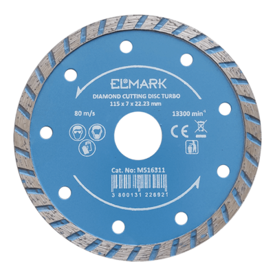 DIJAMANTNA REZNA PLOČA TURBO 125Х22.2mm