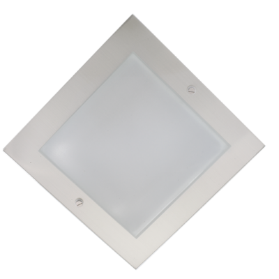 LED UGRADBENA SVJETILJKA GL211+2XLED ŽARULJA 9W 2700K SAT. NIKL