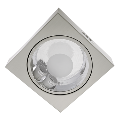 LED UGRADBENA SVJETILJKAGL214+2XLED ŽARULJA 9W 4000K SATEN NIKL