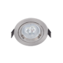 LED METALNI OKRUGLI DOLJESVJETILJKAER SA 6W GU10 6400K SATIN NIKAL
