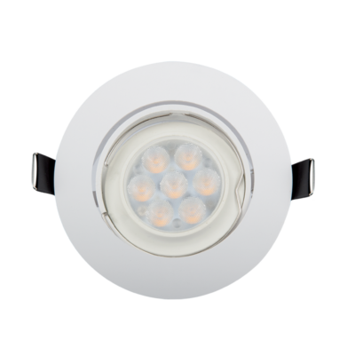 LED PLASTIČNA OKRUGLA SPOTLAMPA HIGH POWER 6W 4000-4300K BIJELA