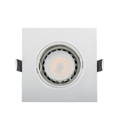 LED PLASTIČNA KVADRATNA SPOTLAMPA PAR 16 5.5W 2700-3000K BIJELA