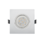 LED PLASTIČNA KVADRATNA SPOTLAMPA VISOKE SNAGE 6W 2700-3000K BIJELA