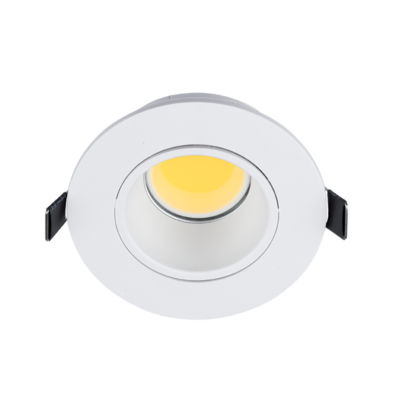LED PLASTIČNA OKRUGLA SPOTLAMPA COB 7W 2700-3000K BIJELA