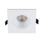 LED PLASTIČNA KVADRATNA SPOTLAMPA PAR 16 COB 7W 2700-3000K BIJELA
