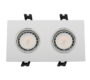 LED PLASTIČNA TROKUT  SPOTLAMPA PAR 16 2X5.5W 2700-3000K S BIJELA