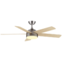 EL-1245 LED CHANDELIER WITH FAN 20W CHROME/WOOD
