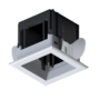 MODENA 1 MODULE RECESSED BOX WITH FRAME WHITE