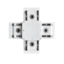 EL-XC X-CONNECTOR FOR ULTRA SLIM MAGN. RAIL WHITE