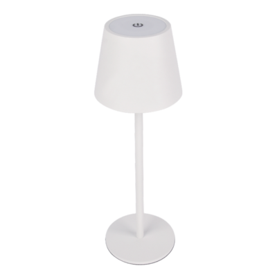 ZARA DIMMABLE TABLE LAMP 3W WITH BATTERY IP44, WH