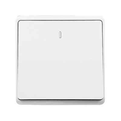 LONDON ONE BUTTON ONE WAY SWITCH WHITE
