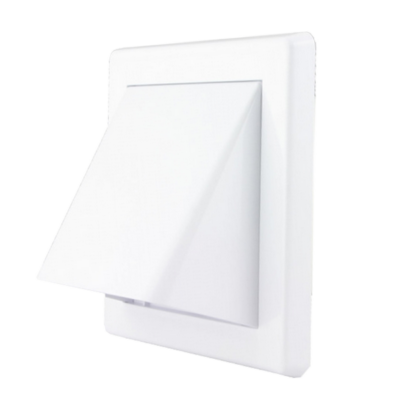 EL02-501 VENTILATION GRILLE WITH HOOD D100, WHITE