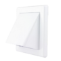 EL02-501 VENTILATION GRILLE WITH HOOD D100, WHITE