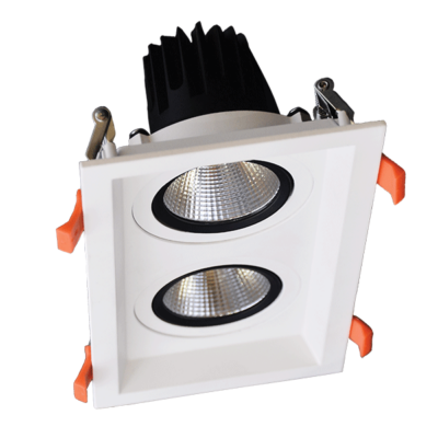 DVOSTRUKA LED POMIČNA USMJERENA SVJETILJKA 2X15W 230V 4000K BIJELA