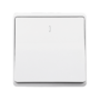 LONDON ONE BUTTON ONE WAY SWITCH WHITE