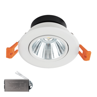 LED USMJERENA SVJETILJKA 20W 230V 4000K BIJELA IP44+PANIK MODUL