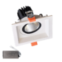 KVADRATNA LED USMJERENA SVJETILJKA 30W 230V 4000K BIJELA+PANIK MODUL
