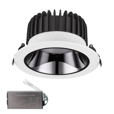 EL-6228 RECESSED LED DOWNLIGHT 30W 3000K WH/GR+EM