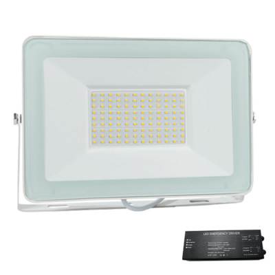 VEGA100 SLIM SMD 100W LED REFLEKTOR 3000K WH+PANIK MODULOM