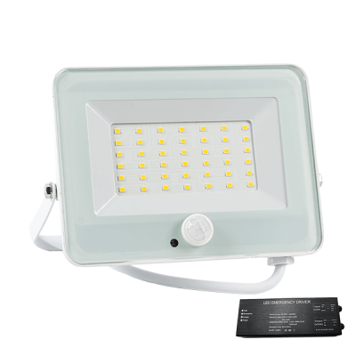 VEGA30 SLIM 30W LED REFLEKTOR + SEN 3000K WH+PANIK MODULOM