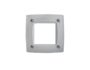 LETI 100 SQUARE ST SIVA OPAL GX53 LED 3W 4000K UGRADNA ZIDNA SVJETILJKA