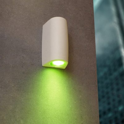 MARTA 90 2L SIVA FROSTED GU10 LED 9W 4000K ZIDNA SVJETILJKA